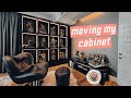 Moving my cabinet  art statue collector