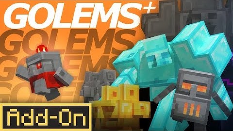 GOLEMS+ Add-On Showcase | Minecraft Marketplace