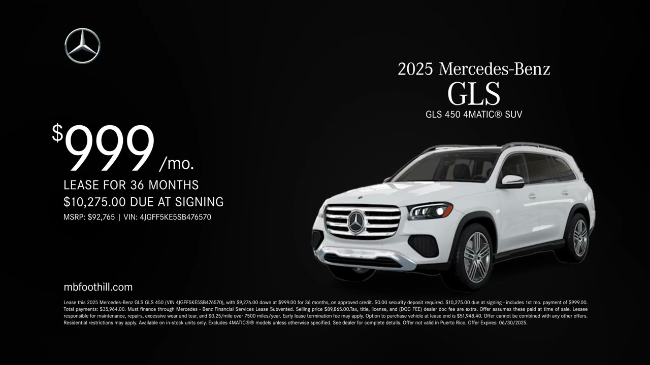 Mercedes-Benz GLS 06/23/2025 5710524