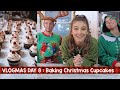 VLOGMAS DAY 8 | Baking Christmas Cupcakes | MELINDA BROOKE