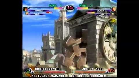 Westcoast Warzone 3 MvC2 Low Tier m01 Rubillionaire vs Justin Wong