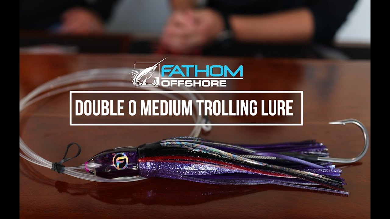 fathom fishing lures Offshore Wahoo Pre-Rigged Trolling 4PK New Pre-Owned GZ Lures Big Game Supply Double O Medium Trolling Lure