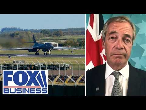 'ASHAMED': Farage HAMMERS UK after US pulls bombers from airbase