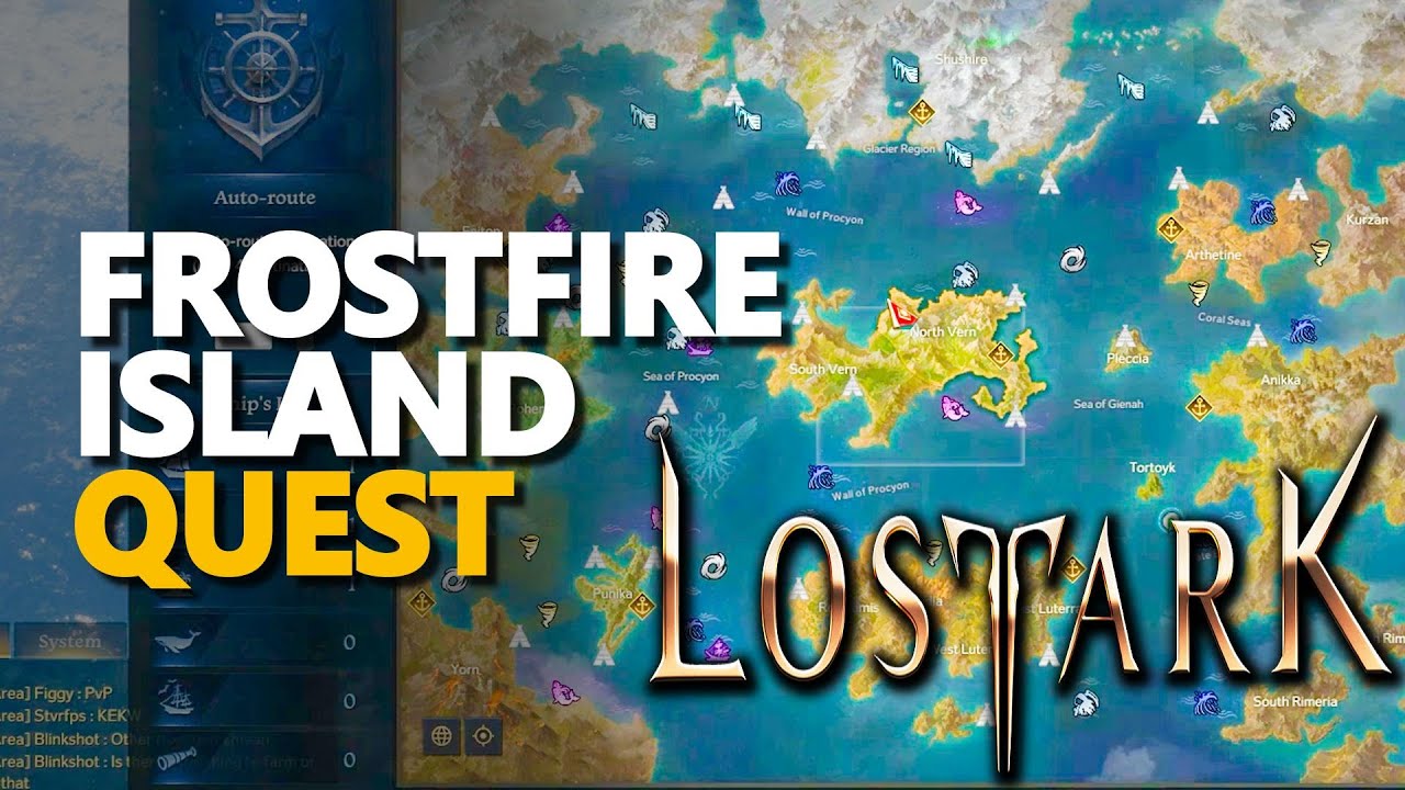 Frostfire Island Quests Lost Ark The Protection of Sirius - YouTube