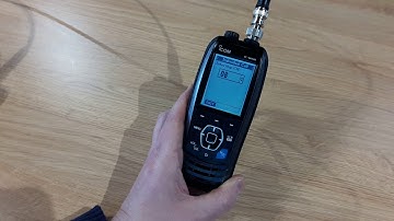 Icom M93D Making a Routine DSC Call - VHF Marine Radio