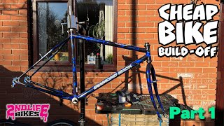 Cheap Bike Build Off  Diamondback Traverse Restoration   parts bin Commuter bike build vintage MTB