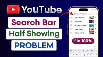 How To Fix YouTube Search Bar Not Showing Problem 2025 | YouTube Search Bar Half Showing Problem