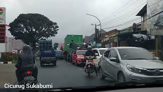 Potret Kecil Titik Kemacetan Sepanjang Jalan Cicurug - Sukaraja Kabupaten Sukabumi