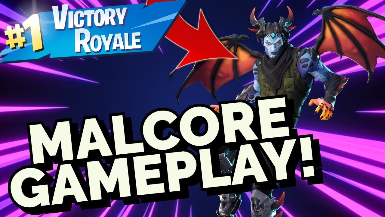 MALCORE Skin Gameplay In Fortnite..