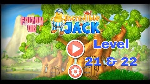 Incredible Jack level 21 & 22  walkthrough gameplay#faizangbgaming