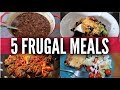 Five Frugal Meals for Large Families | Budget Dinners | Price Breakdowns from Frugal Fit Mom