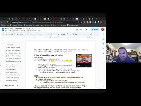 Rev Leads - Meeting # 2  (Riding a motorcycle in 5 minutes)