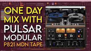 Mixing A Song With Pulsar Modular P821 MDN Tape #vocals #recordingstudio  #mixing @pulsarmodular