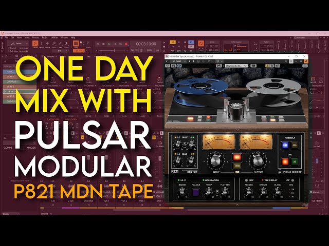 Mixing A Song With Pulsar Modular P821 MDN Tape #vocals