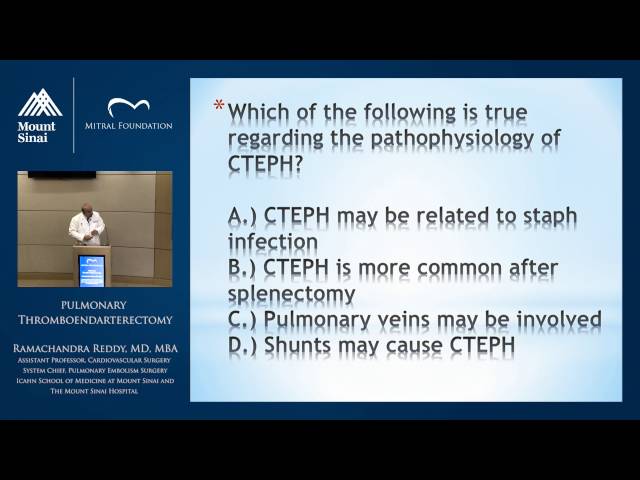 Pulmonary Thromboendarterectomy