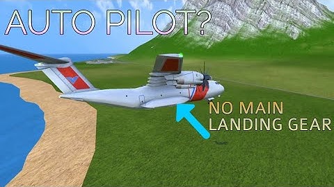 Can Auto Pilot land WITHOUT MAIN LANDING GEAR in TFS? | Turboprop Flight Simulator