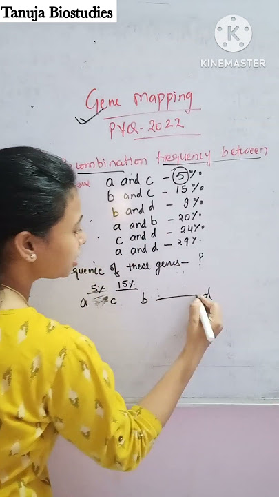 How to solve GENE MAPPING PYQs of NEET 2022 | Class 12 Biology/NEET | #tanuja_biostudies