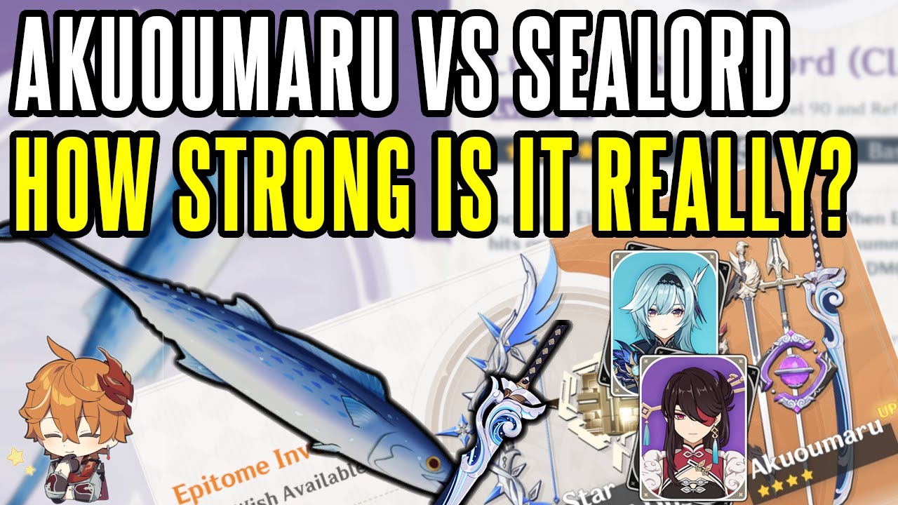 AKUOUMARU VS THE R5 SEALORD | IS IT TIME TO UPGRADE? Math Comparisons - Genshin Impact