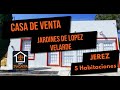 Casa de Venta en Jerez... Jardines de Lopez Velarde NUEVA!!!