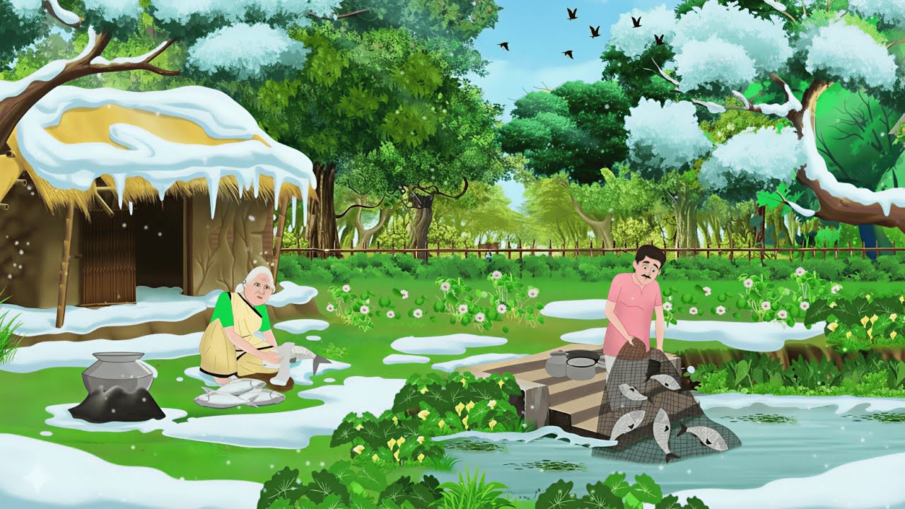 ठंड में गरीब मछुआरे की किस्मत। Thand Ka kahar। hindi best stories with moral | Moral Stories |