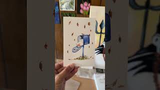 Easy fall painting for beginners #watercolor #artist #fall #autumn #beginners #watercolorcards #art