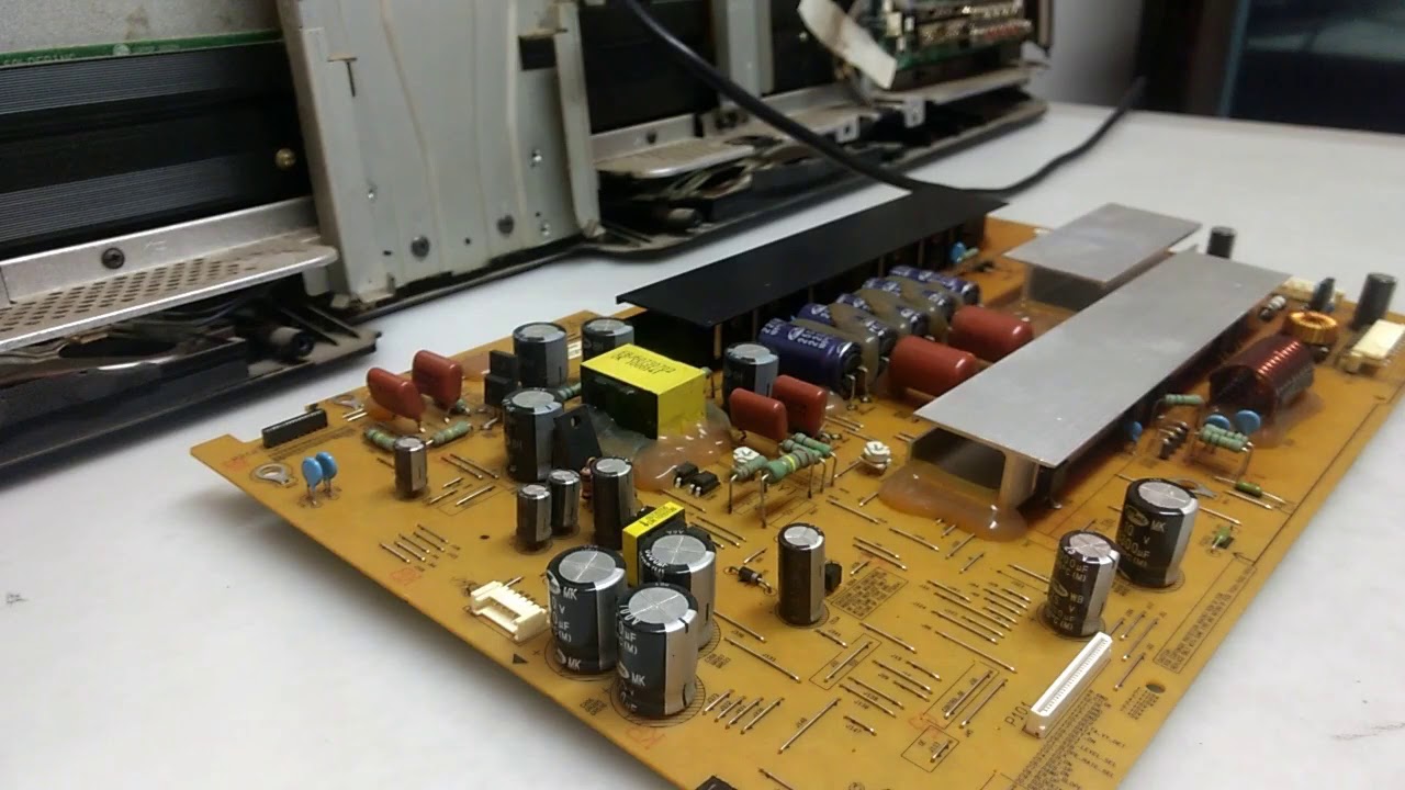 Analise passo a passo e Conserto de TV Plasma LG com defeito Bizarro!!