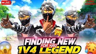 🔥 🔴 FF LIVE | 99% PLAYERS FAILED THIS IMPOSSIBLE 1v4 TEST 😱💀 | XRG ONLY 👑 | LEGENDS CAN JOIN!