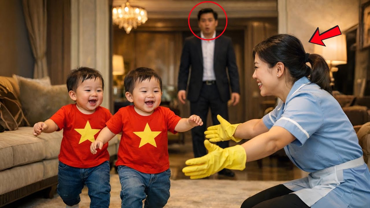 Cặp song sinh nhà tỷ phú câm lặng suốt 2 năm — Việc cô giúp việc nghèo làm khiến người cha chết lặng