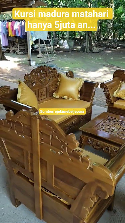 kursi tamu jati Madura terbaru#mebelindonesia #furniturejatijepara #interiordesign