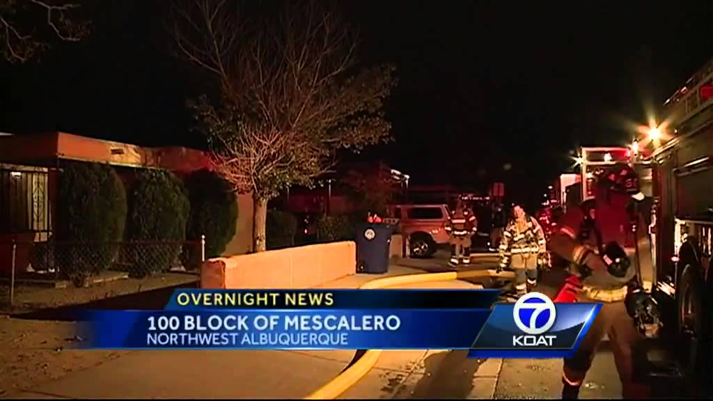 Overnight fire 100 block of Mescalero YouTube