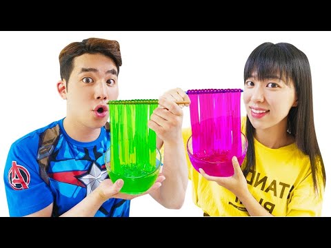색깔 젤리 누들 만들기 Color noodle jelly | 말이야와아이들