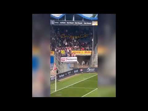 Willem II vs Fc Utrecht | fans clash