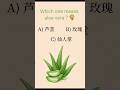 Aloe Vera in Chinese! 🪴 This one is not easy! 👀 #chineselearning #study #chinese #hsk
