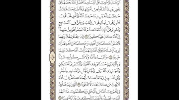 الوجه 84 من القرآن مكرر ١٠ مرات مع الآيات لتسهيل الحفظ | سورة النساء | الشيخ خليفة الطنيجي