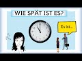 Die Uhrzeit + Test | Wie spät ist es? | Deutsch lernen