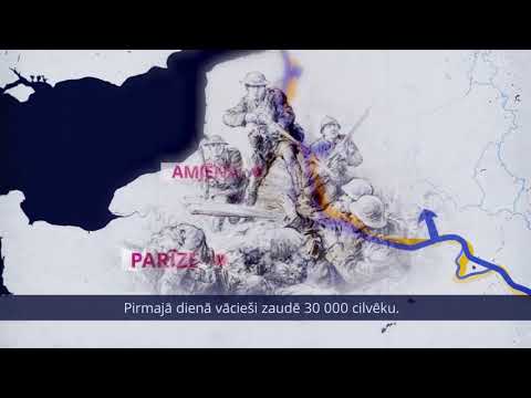 VIDEO 88 SEK  - kas jāzina par 100 dienu ofensīvu 1918.gada vasarā