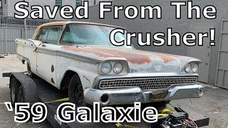 1959 Ford Galaxie Fairlane 500  Saved From The Crusher