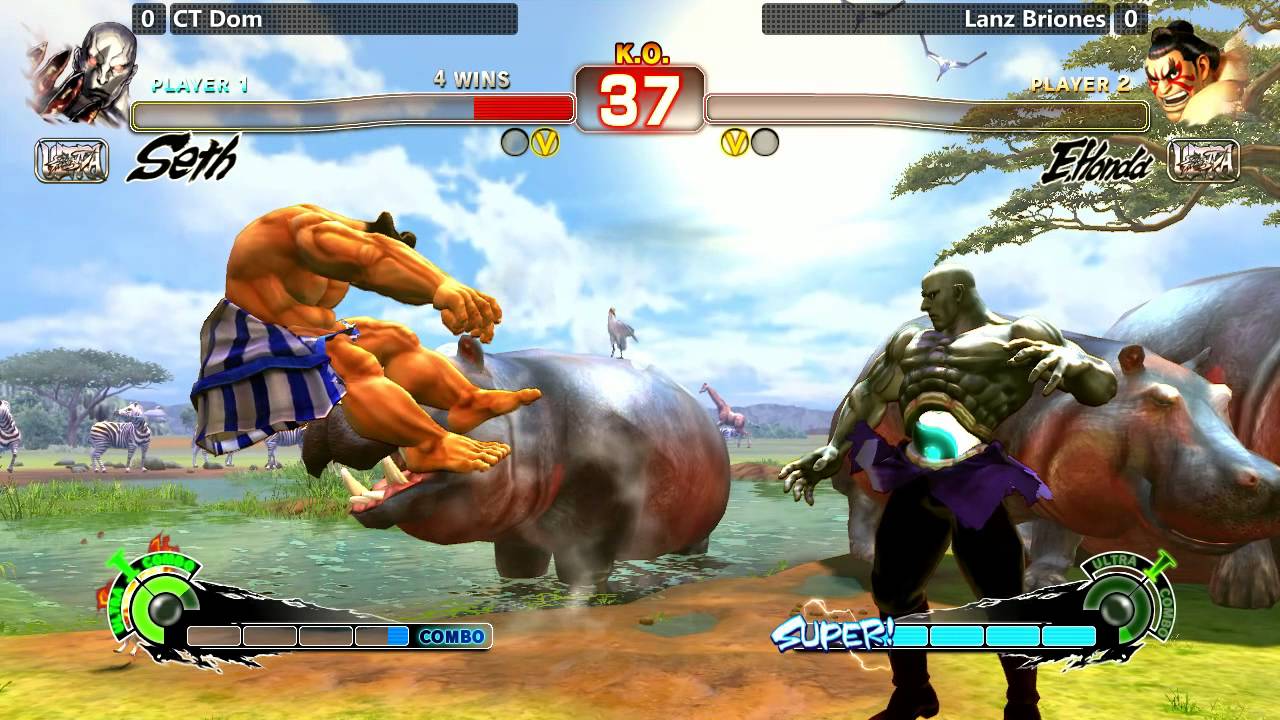 USF4 @ Resistance: Voltage - CT Dom (Seth) vs Lanz Briones (E. Honda) [720p/60fps]
