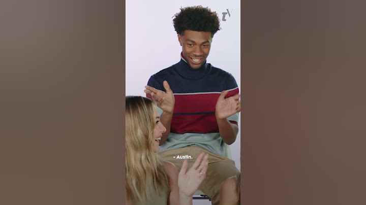 Nailed it. 👏 Madelyn Cline impersonates Outer Banks costar Austin North