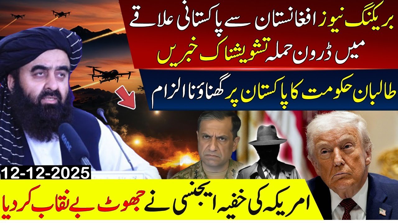 Drone Attack from Afghanistan on Pakistani Territory -  Taliban Govt's Accusation Against Pakistan