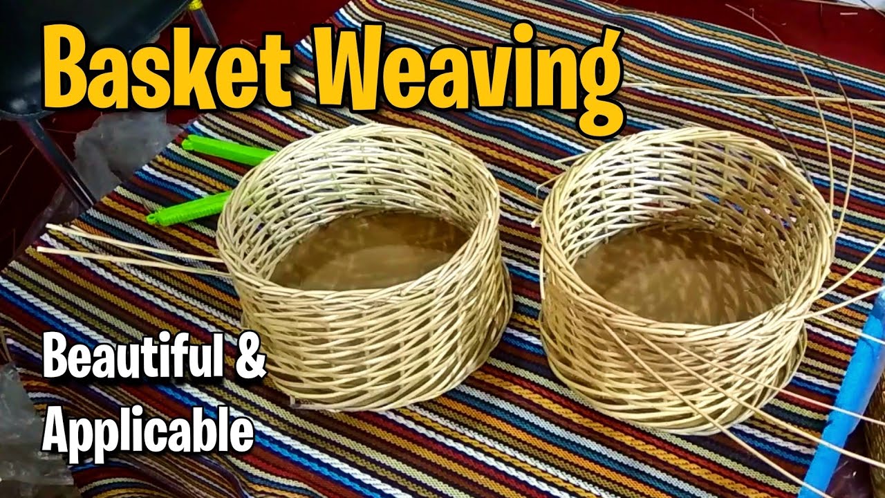Basket weaving; learn basket weaving techniques; Wicker basket making