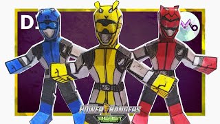 Boneco Power Rangers Beast Morphers! Fácil de Montar - Toy Maker (DIY)