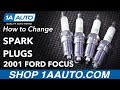 How to Replace Spark Plugs 2000-04 Ford Focus