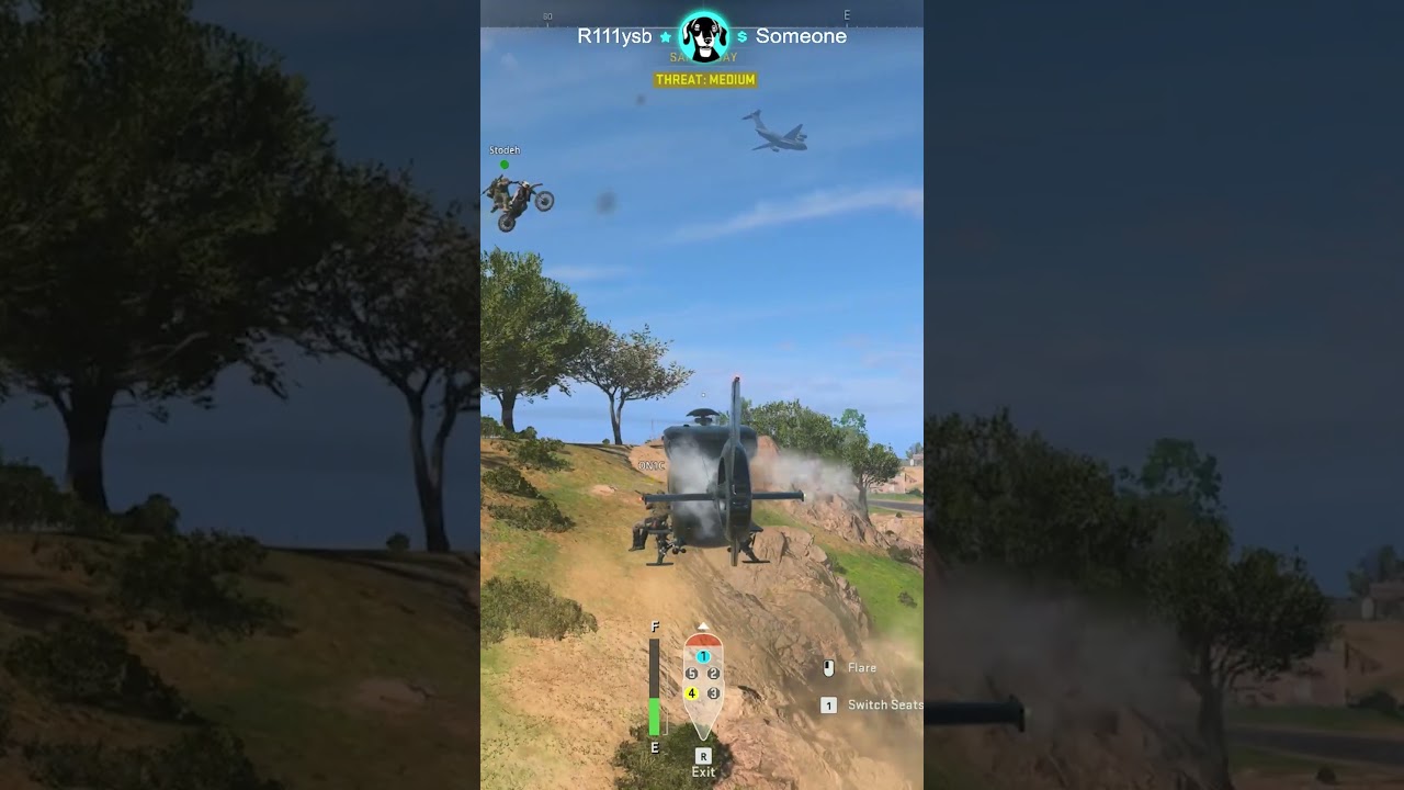 Dirt Bike Superman Jump in DMZ...