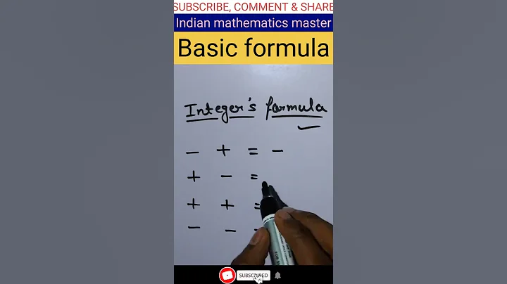 Integer's formula #shorts #ytshorts #youtubeshorts