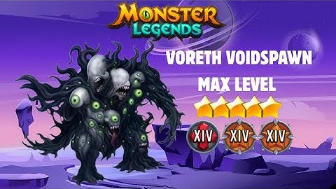 The Most Unique Ancestor In Monster Legends?? - Voreth Voidspawn Rank 5 Overview