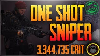 One Tap Sniper Build! PVP&PVE - Classified DeadEYE gameplay (The Division 1.7)