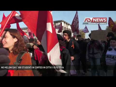 NO MELONI DAY: 300 STUDENTI IN CORTEO IN CITTA' | 15/11/2024