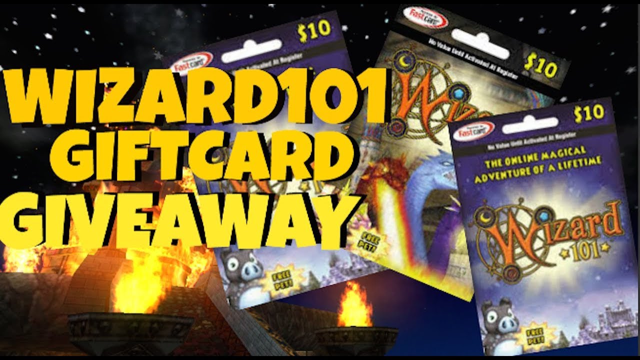 Wizard101 3 FREE GIFT CARDS GIVEAWAY [CLOSED] YouTube