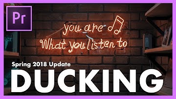 How to Auto Duck Music Against Voice in Adobe Premiere Pro CC - Essential Sound Tutorial